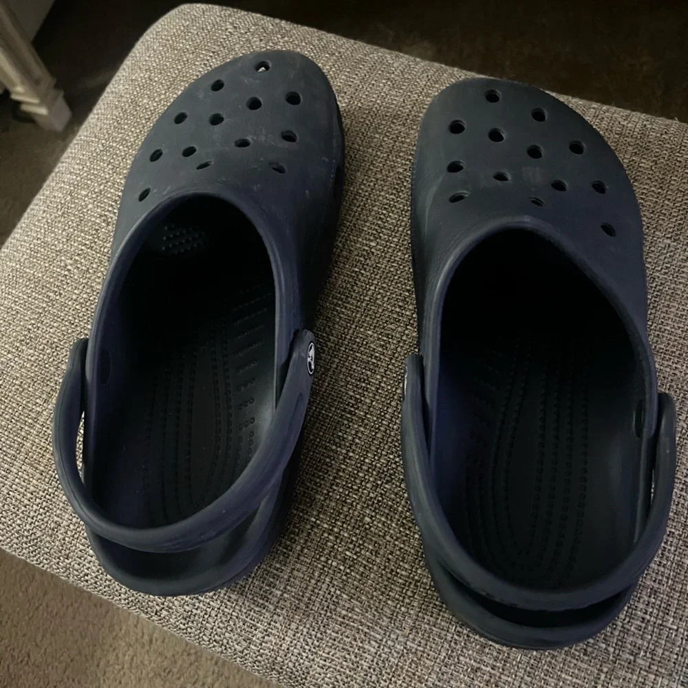 CROCS Kids' Dark Blue Slip-On Sandals